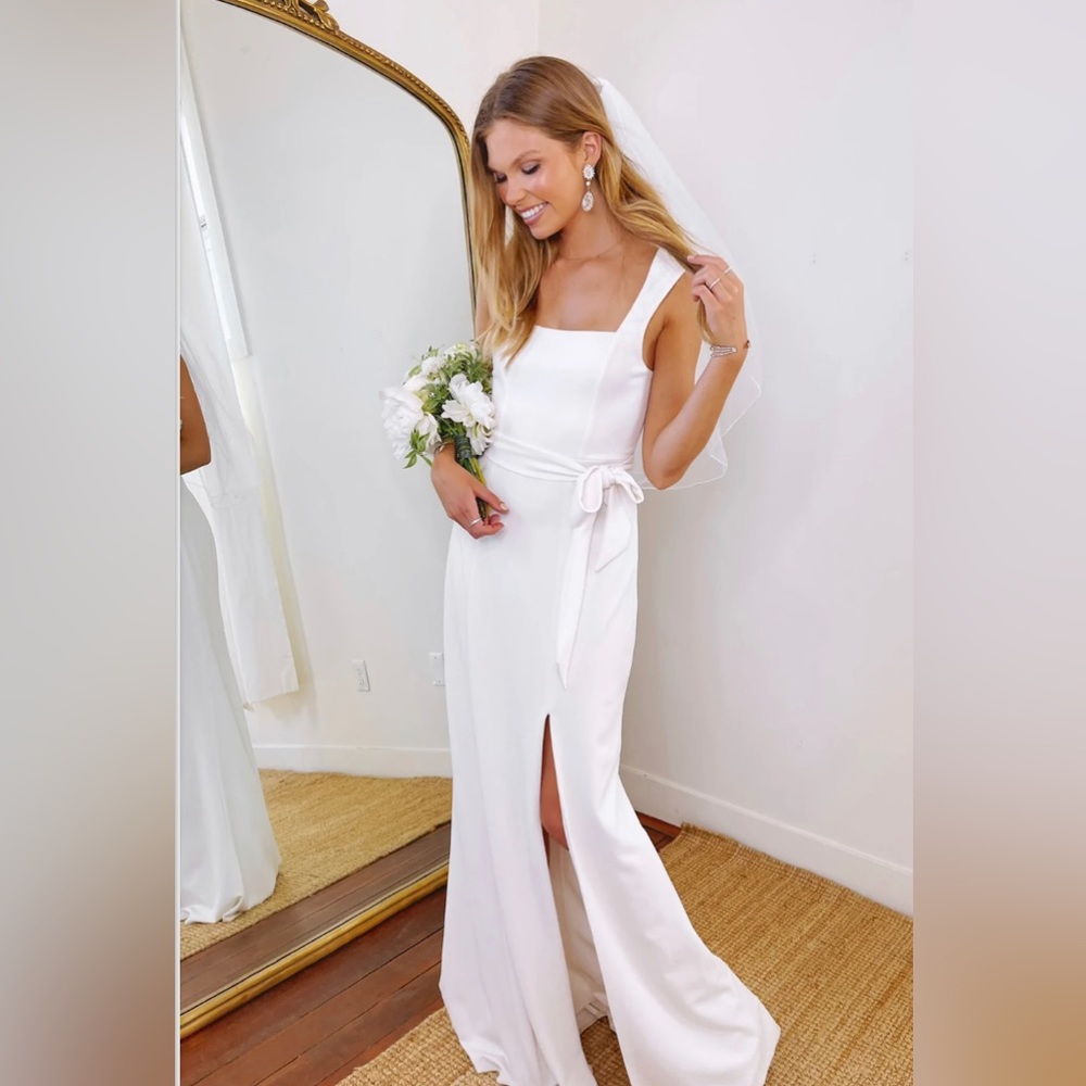 Mumu Paris Gown White
